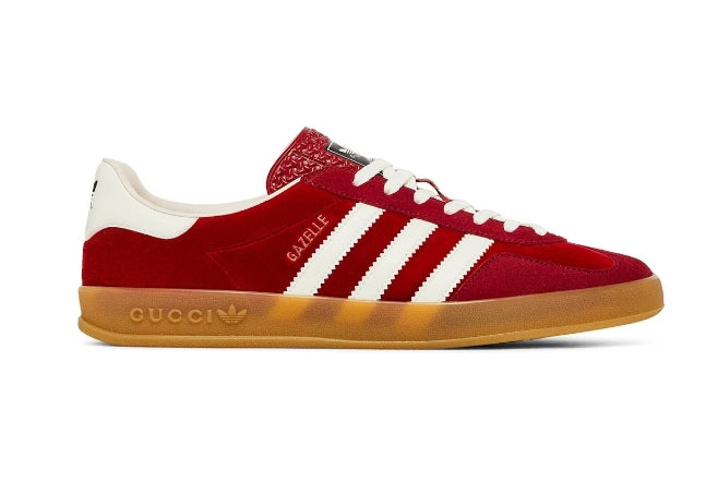 adidas x Gucci Gazelle 'Red Velvet'